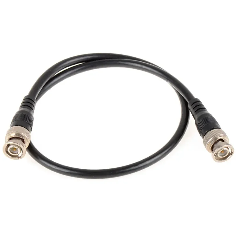 สายเคเบิล BNC ตัวผู้ขยาย RG59ยาว0.5ม. สำหรับกล้อง CCTV 1.6FT วิดีโอลีดจัมเปอร์