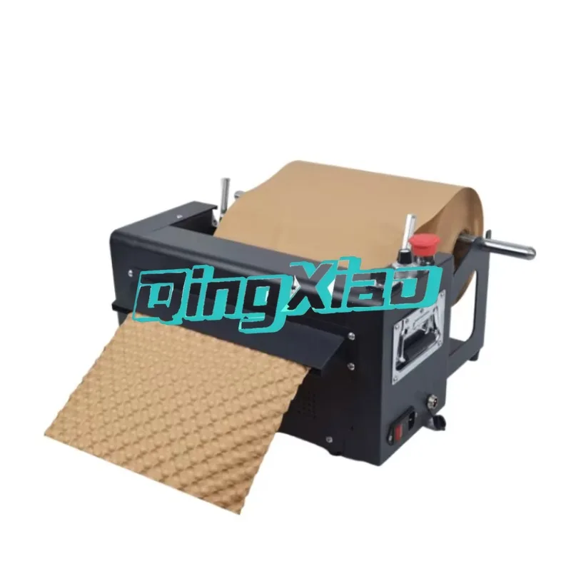 100% Recyclable Eco-friendly Automatic Paper Bubble Wrapping  Machine New  Condition For Pad  Cushion Packaging Folding Type Use