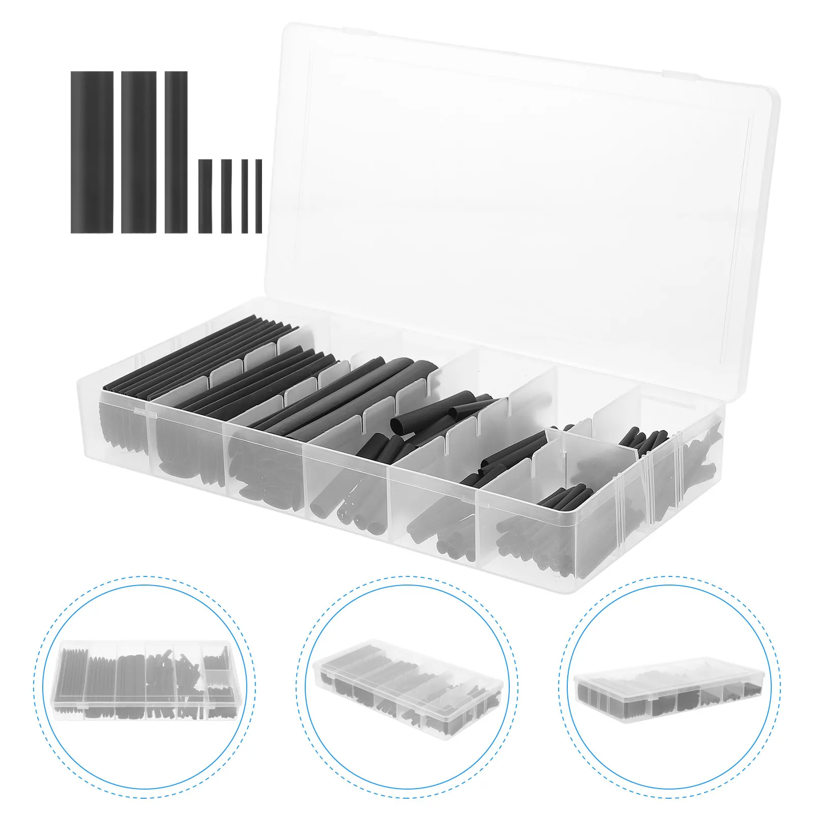 conjunto-de-127-pecas-de-tubos-termoencolhiveis-versateis-para-isolamento-de-fios-protecao-de-cabos-e-capacitores-uso-interno-e-externo
