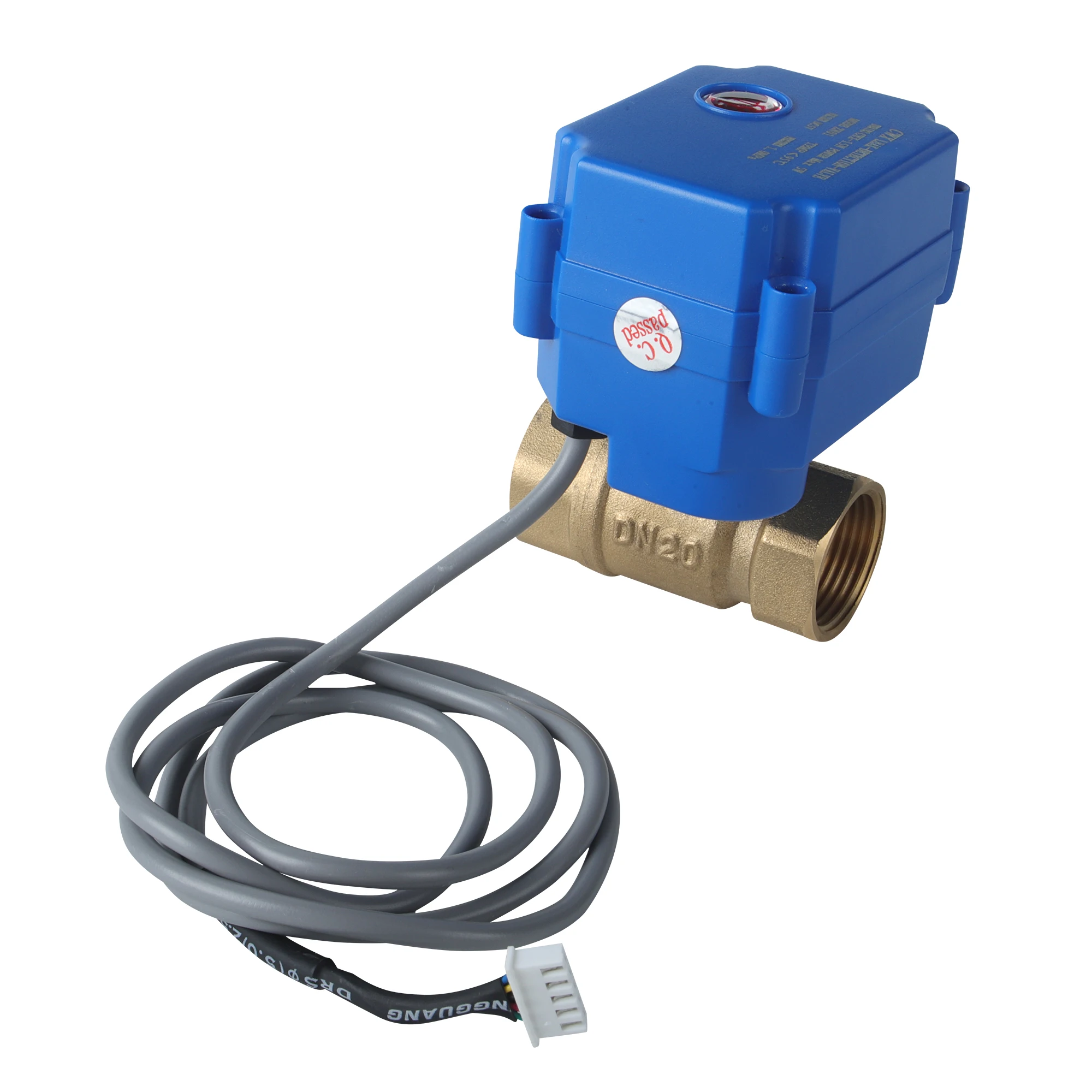 Electric motorized ball valve DN15 / DN20 / DN25  (5pin) for Water Leaking System WLD-808 to Protecting Home