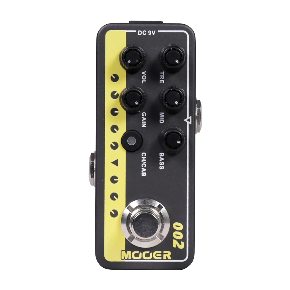 MOOER Micro Preamp Series Guitar Effect Pedal Digital Preamplifier Effect Pedal True Bypass Electric Guitar Parts & Accessories