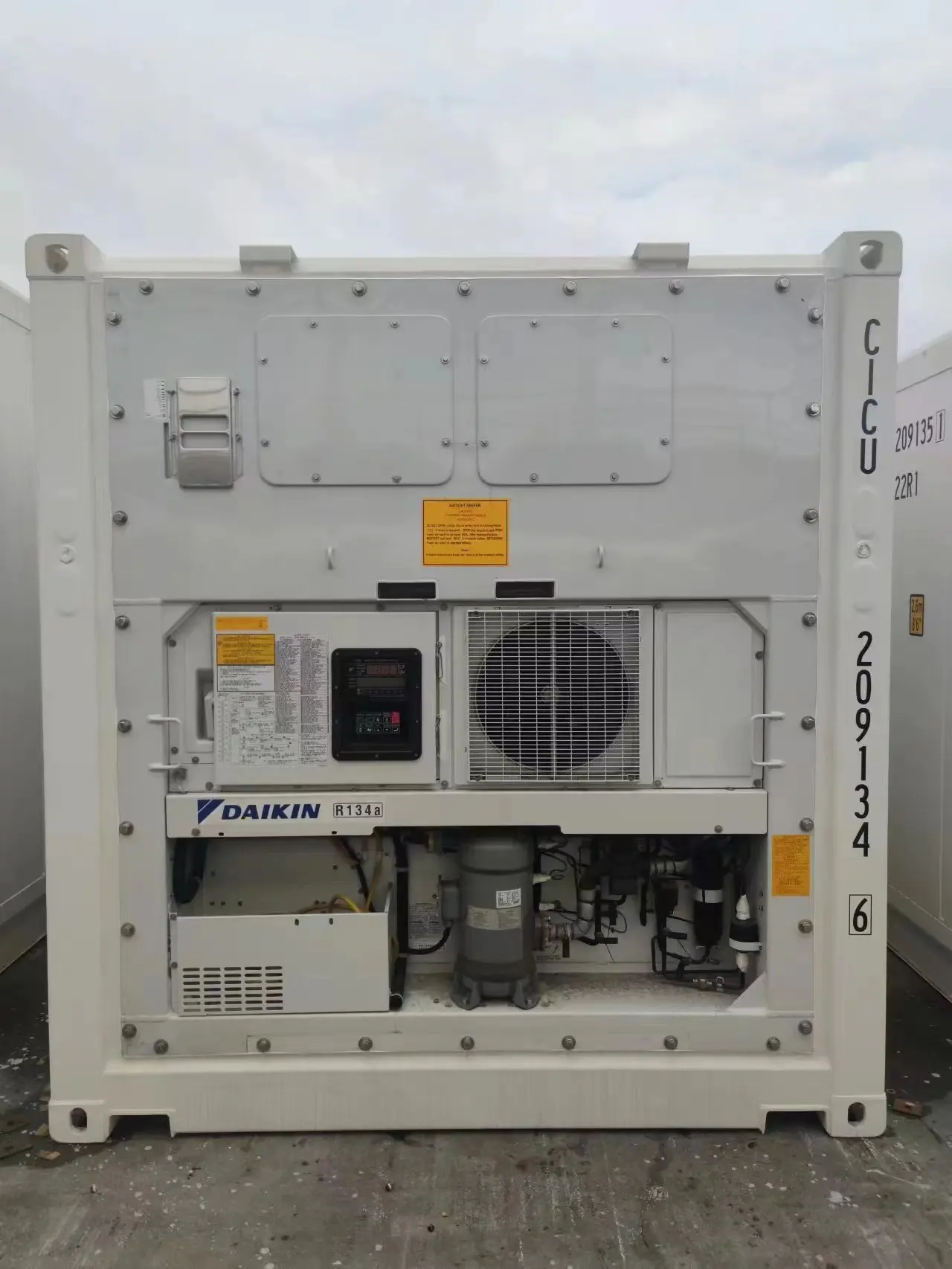 حاوية فريزر للمشي في غرفة التخزين البارد بطول 20 قدمًا مع وحدة نظام تبريد Thermo King Carrier الجديدة تمامًا في الولايات المتحدة #2