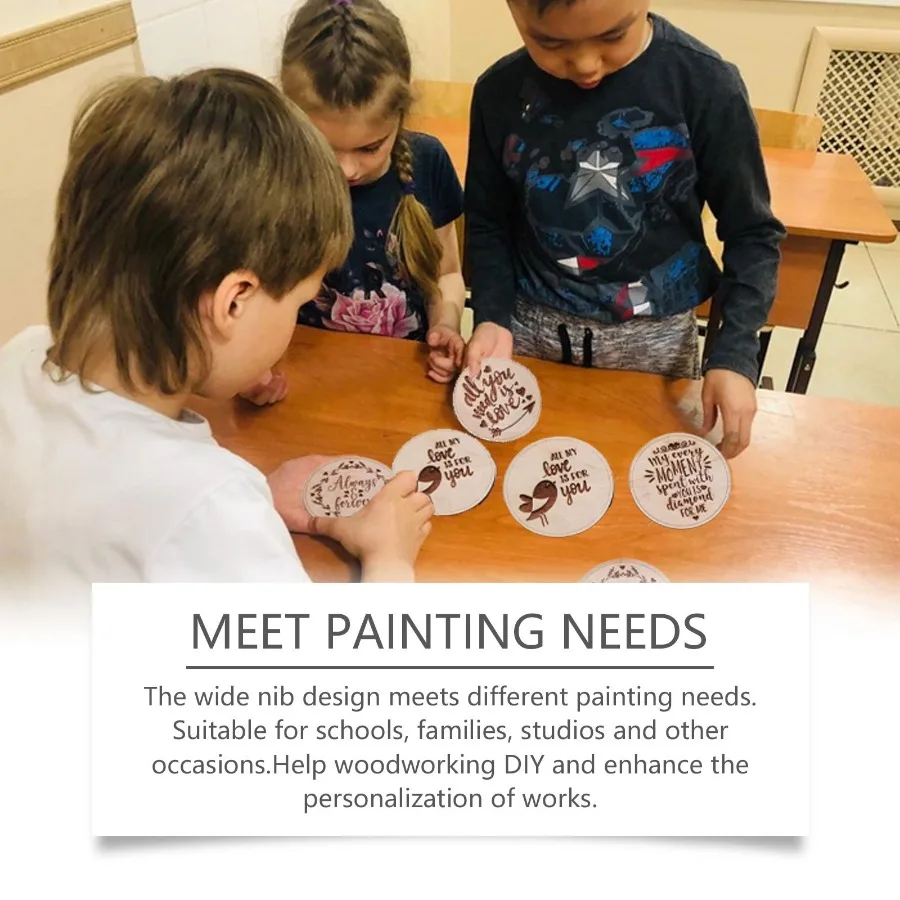 Jaysg ไม้ Pyrography ปากกางานไม้ป้าย Art Effects Art Pyrography Scorch Marker