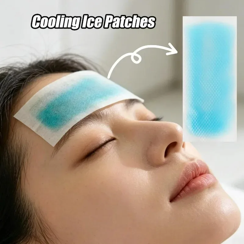 30/10PCS Summer Cooling PatchHot Reducer Stickers Physical Disposable Cooling Ice for Outdoor Camping Hiking Summer Heat Relief
