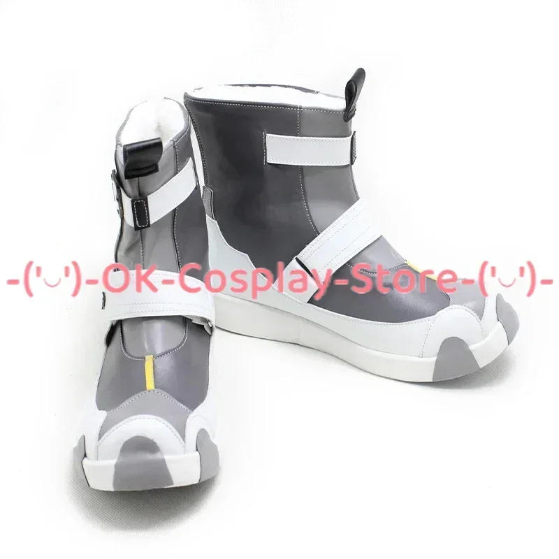 [Angepasst] Arknights Aurora Cosplay Schuhe Anime Spiel Roleplay Kostüm Prop Halloween Karneval Urlaub Party PU Leder Stiefel
