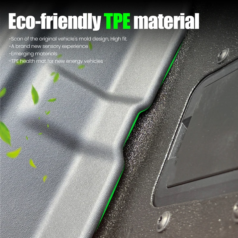 For BYD SHARK 6 TPE Material Cargo Mats All Weather Waterproof Trunk Mat Exterior Upgrade Off-road Car Accessories For BYD Shark view 4
