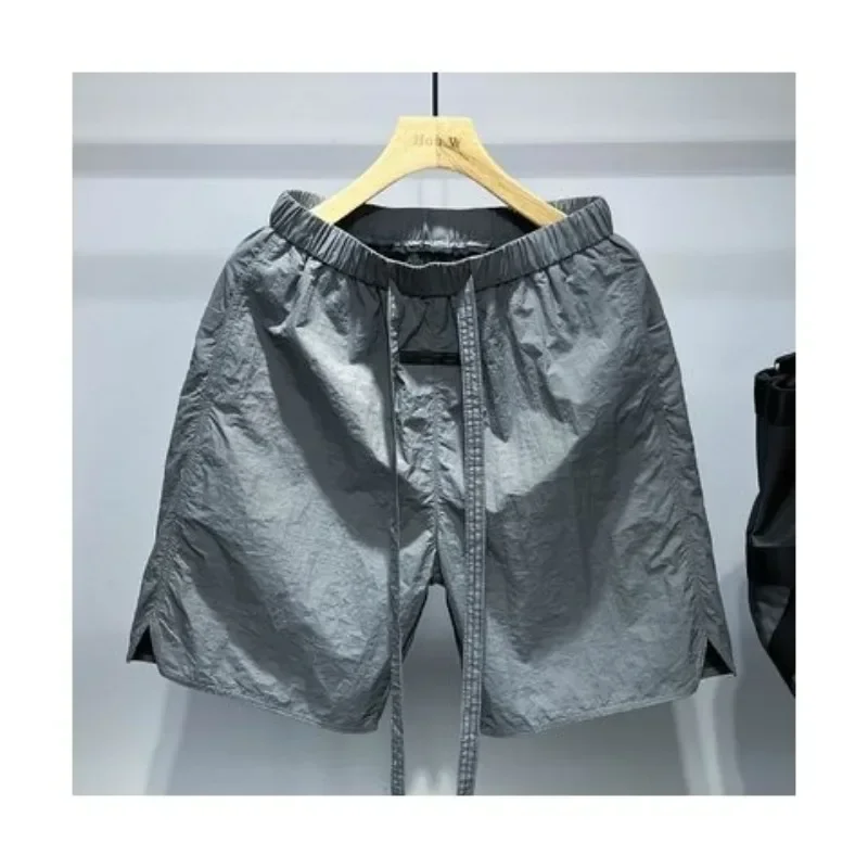Men Sports Shorts Thin Quick Dry Breathable Casual Classic Resistant Shorts Pants Drawstring Beach Cargo Shorts Men Clothing