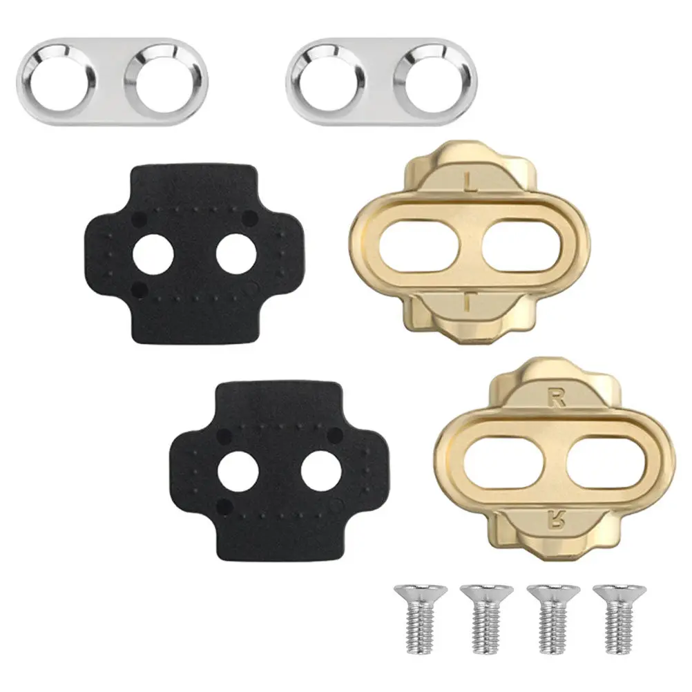 

1Set Sturdy Pedal Cleat Set for Mountain Bike Easy Disassembly Assembly Exquisite Workmanship Non-Deformable Reliable Grip