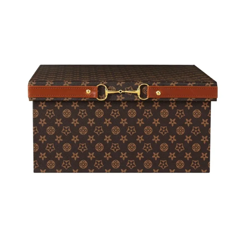 

Cloakroom storage box, simple storage box ornament with lid