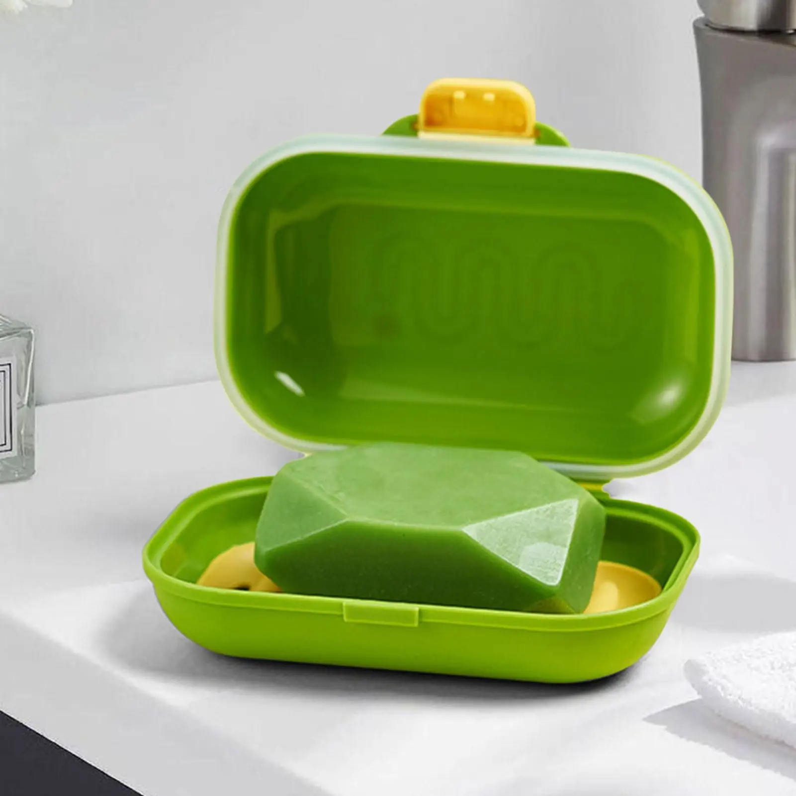 

Bar Soap Holder Travel Case Sealed Travel Soap Holder Shampoo Bar Containers Leak-Proof Travel Soap Container for Camping ﻿