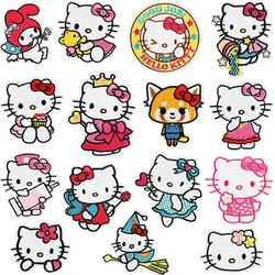 Diy Children's Clothing Patch Hello Kitty Ironing Iron Patch Embroidery Sticker Clothing Accessories Backpack Patch Subsidy