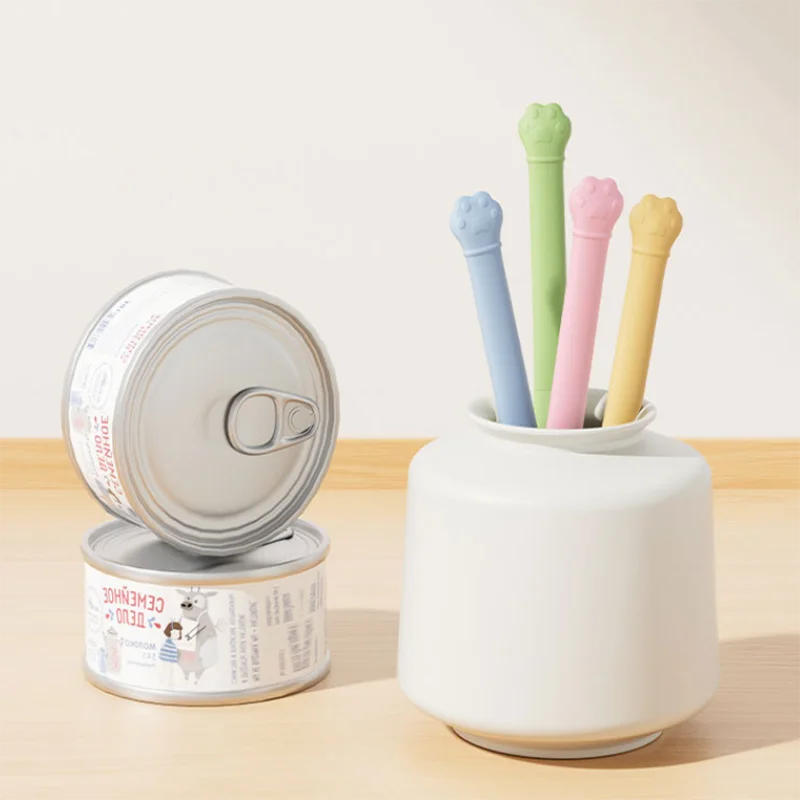 

Pet cat long-handled can scoop multi-functional pet can opener cat feeding spoon lid opener for cat cans.