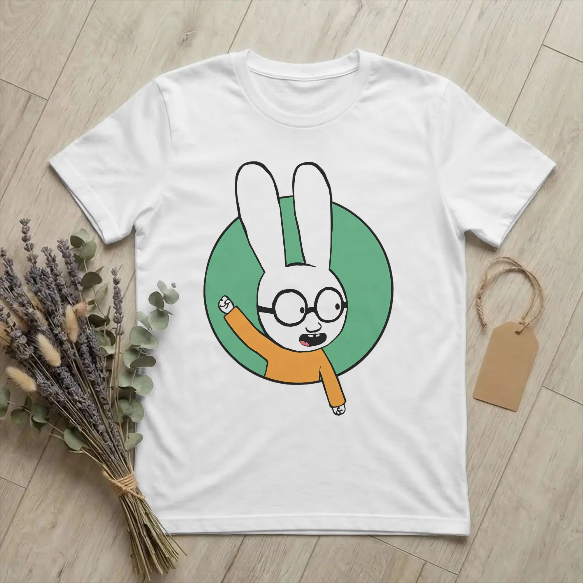 Print Simons Super Rabbit Ferdinand T-Shirt For Men Women 100%Cotton Short Sleeve  Round Neck Summer TopsTops