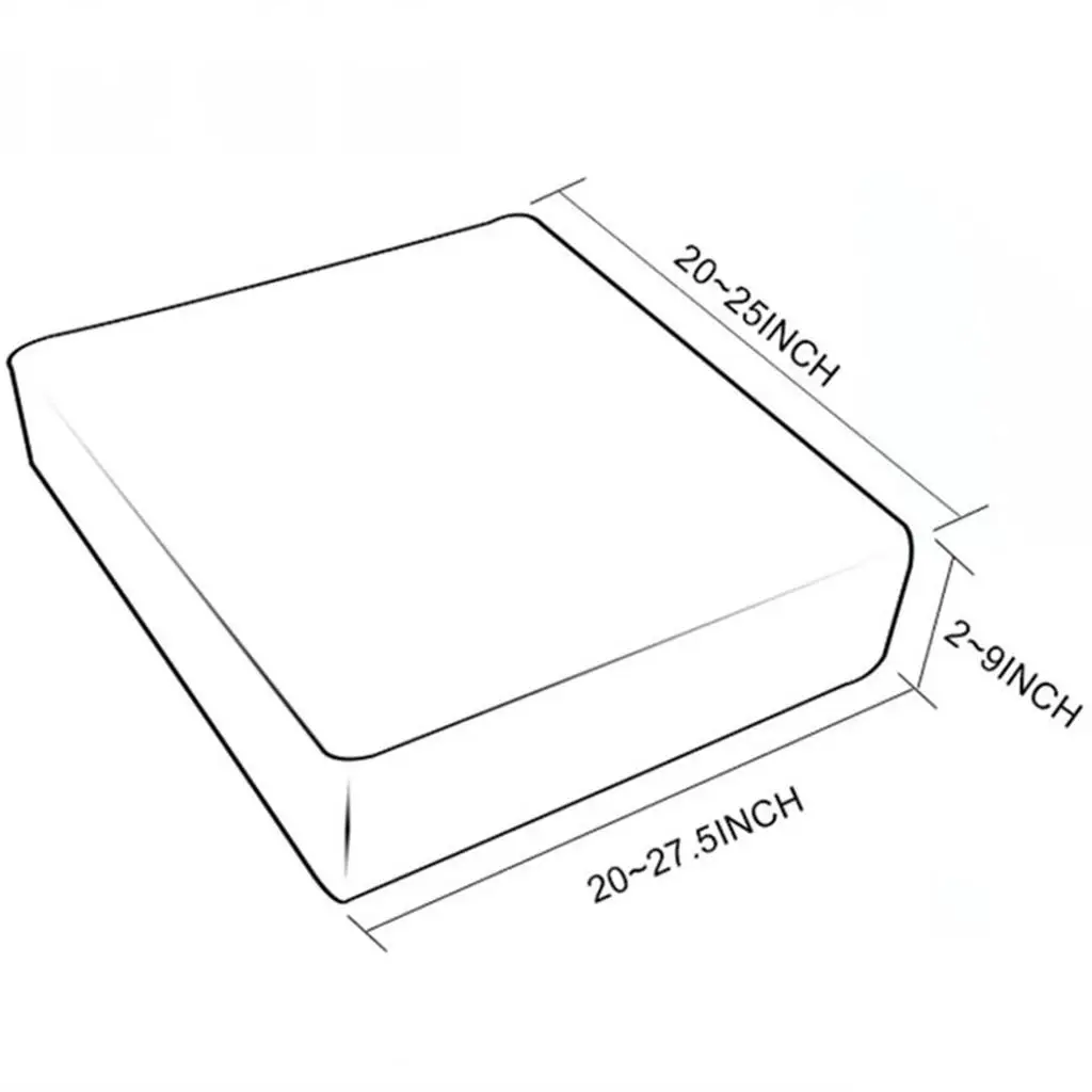 Soft Sofa Seat Cushion Cover High Stretch Universal With Elastic Bottom Furniture Sofa Cushion Protector PU Leather Home Decors