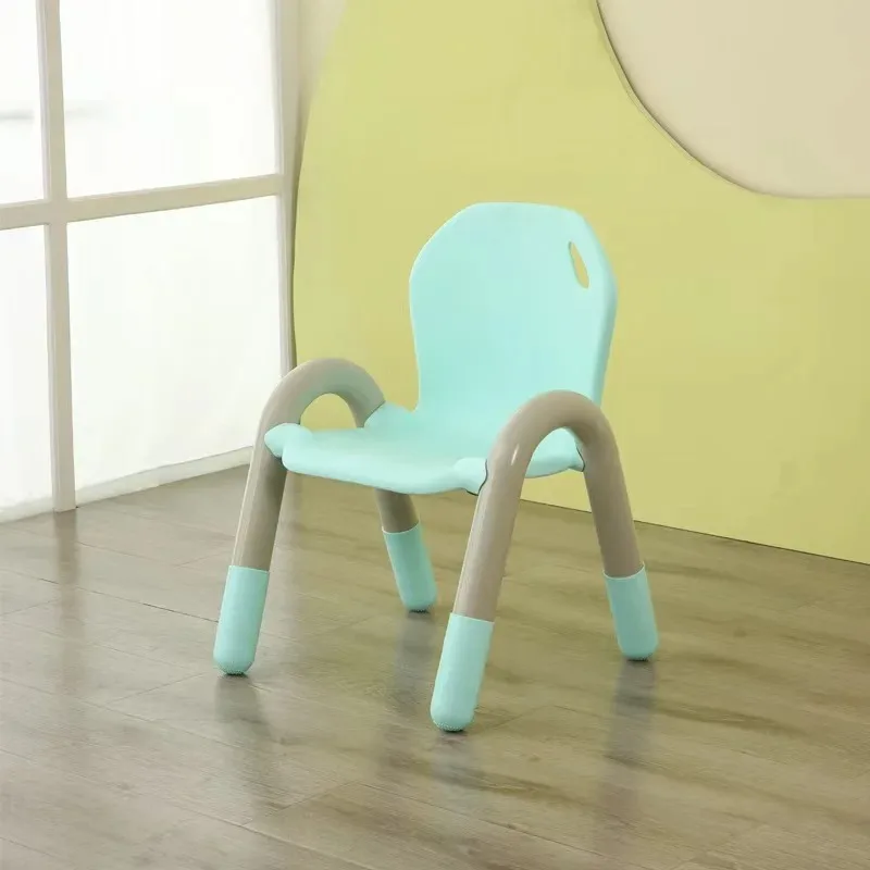 Children's Thick Anti-slip Armchair, Baby Backrest, Household Seat, Kindergarten Student Stool, Child Plastic Chair Детский Стол