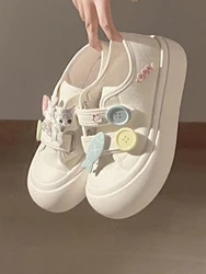 Lolita Big Toe Shoes For Japanese Girls Jk Breathable White Shoes New Cute Loli Tea Party Casual Single Shoes