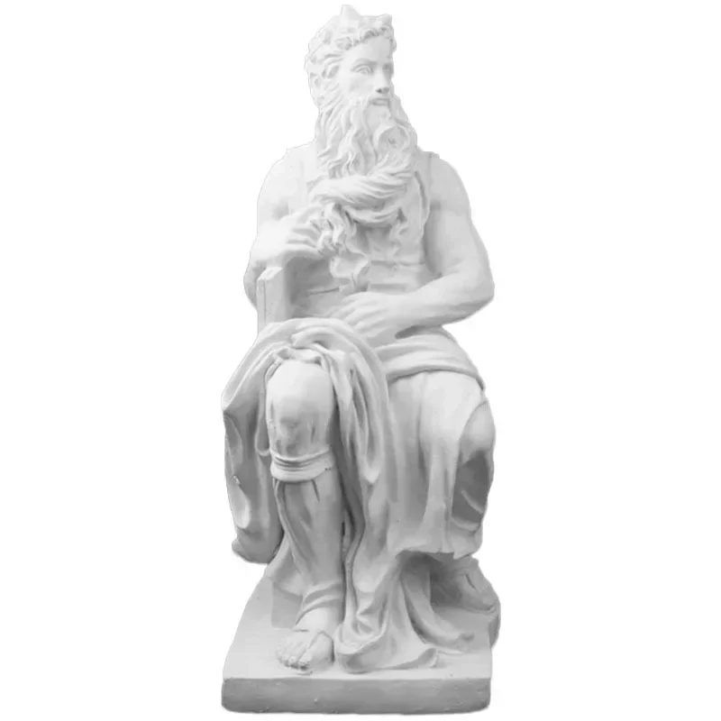 1.8 meters Moses plaster statue large sketch art sketching teaching aids full body statue sculpture ornament