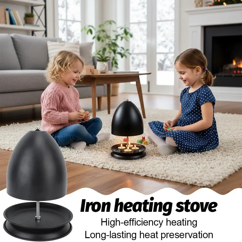 جديد الشاي ضوء سخان معدني الشاي ضوء موقد وفرن مساحة كبيرة فرن شمعة الحرارة السريعة مع أصحاب التدفئة شمعة ضوء لينة #2