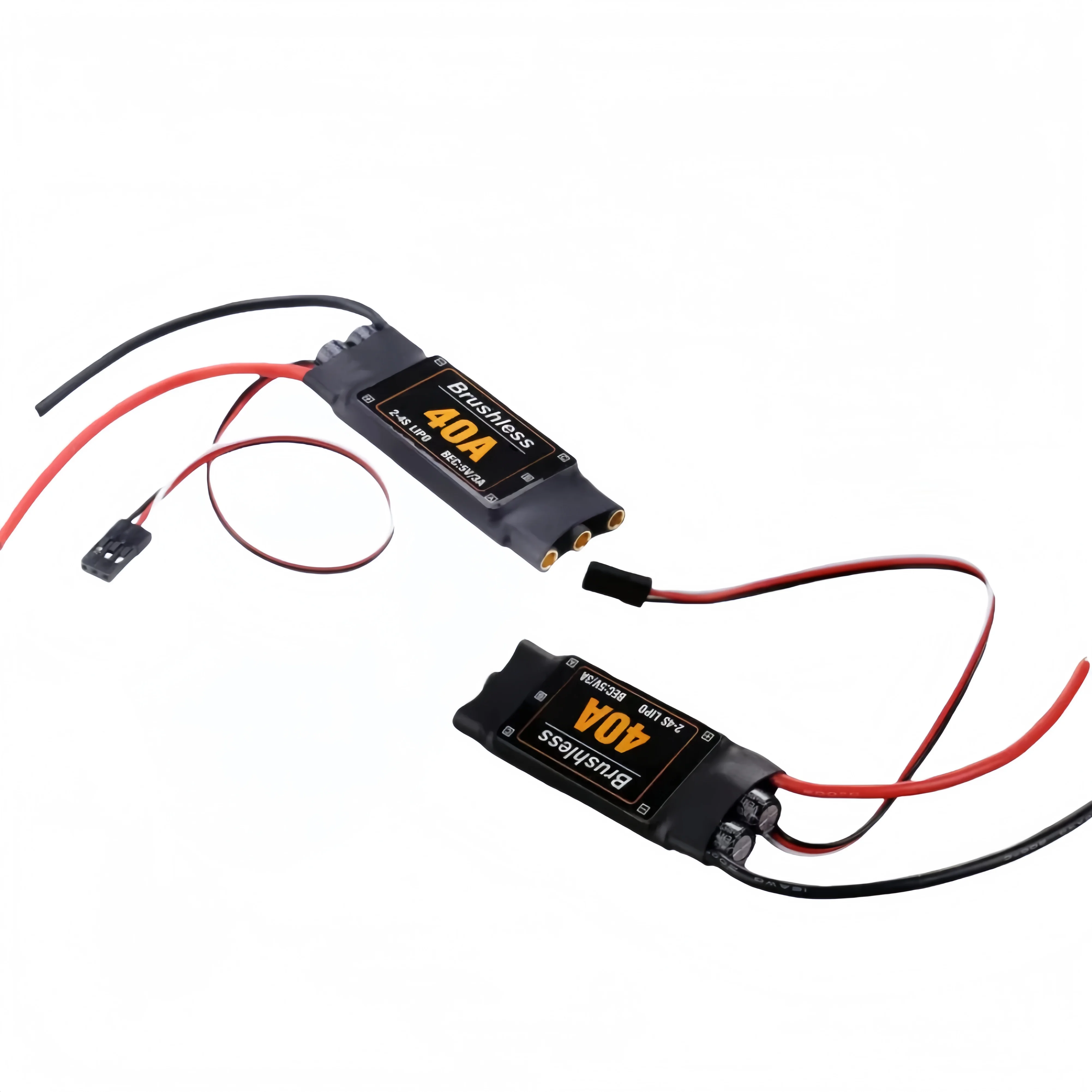 40A short-term upgraded version brushless electronic speed controller 2-4S, with 5V3A/UBEC, FPV multi-axis fixed wing