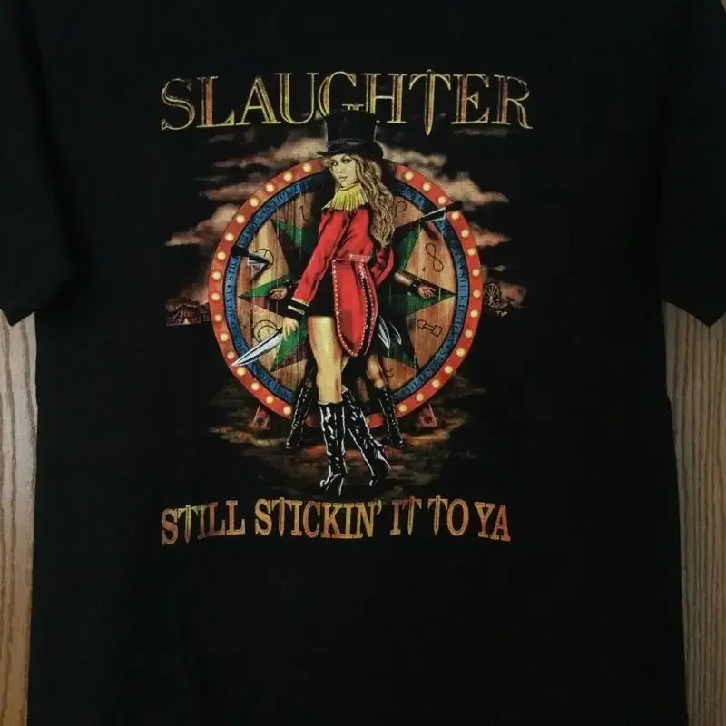 Slaughter Album Rock Concert Band Cotton T Shirt S To 5Xl