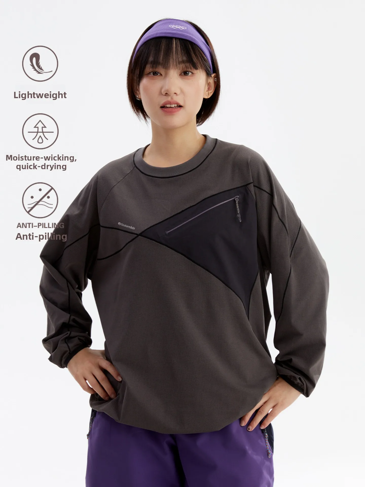 Lightweight Outdoor Quick Dry Long Sleeve T-Shirt Unisex Autumn Climbing Cycling Sport Loose Base Shirt Upper Apparel