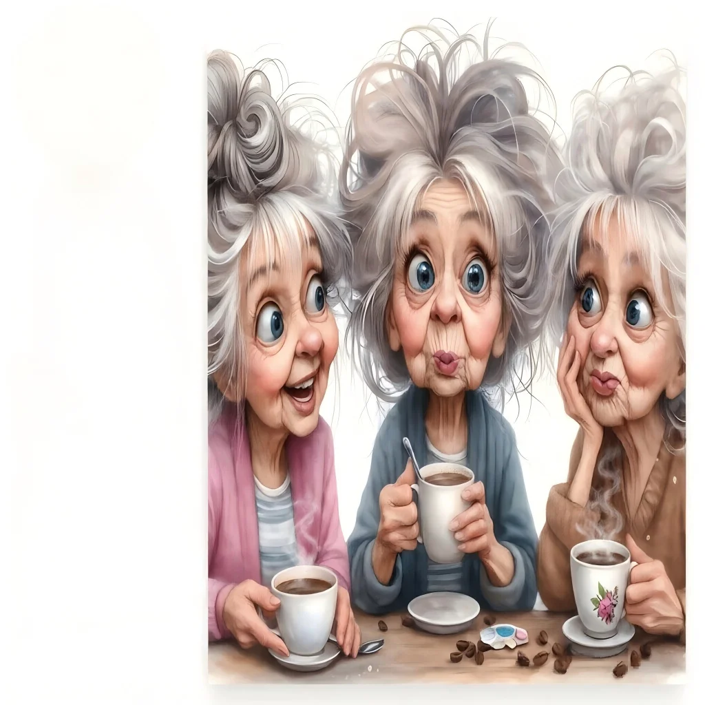 Funny Old Ladies Jigsaw Puzzle 500/1000/1200/2000pcs Adult Humor Gift Home Decor Art Game Relaxing Family Fun