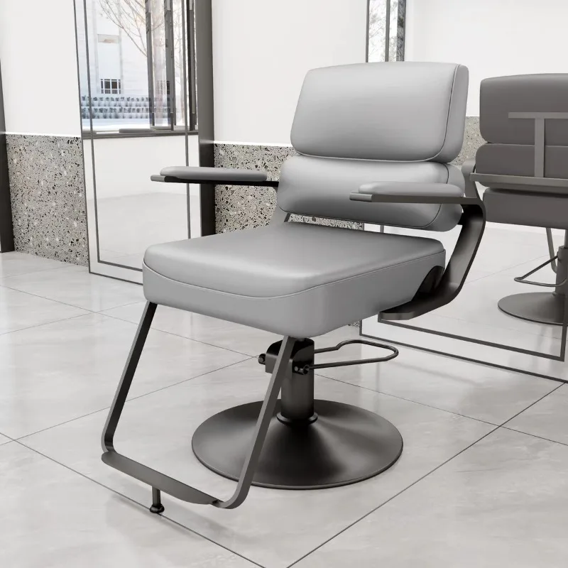 Barber shop chair hair salon special hair perm and dyeing seat can be lifted and lowered comfortably backrest hair cutting chair