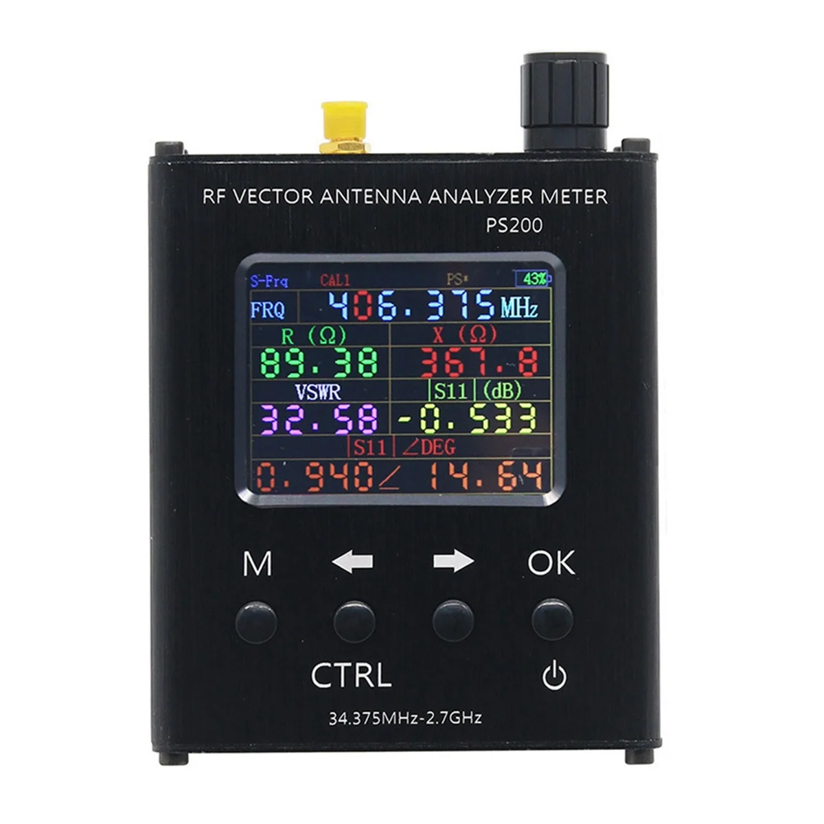 Tools N1201SA PS200 37.5M - 2.7G Multi-Function Convenient Antenna Analyzer Measuring Instrument VSWM Antenna Meter Tester