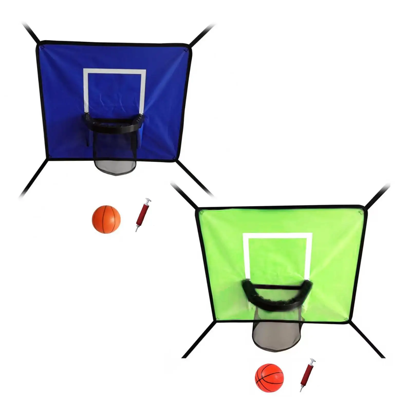 

Mini Basketball Hoop for Trampoline with Enclosure Trampoline Accessories for Kids Adults Basketball Rack Children