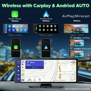 كاميرا داش كام مزدوجة العدسة للسيارة ، Android Auto Carplay ، GPS ، 5G ، WiFi ، FM ، BT ، DVR ، دوران 360 درجة ، Dashcam ، كاميرا شاحنة ، 10.26 أعلى 10 مبيعات هزاز 25 سم - No9