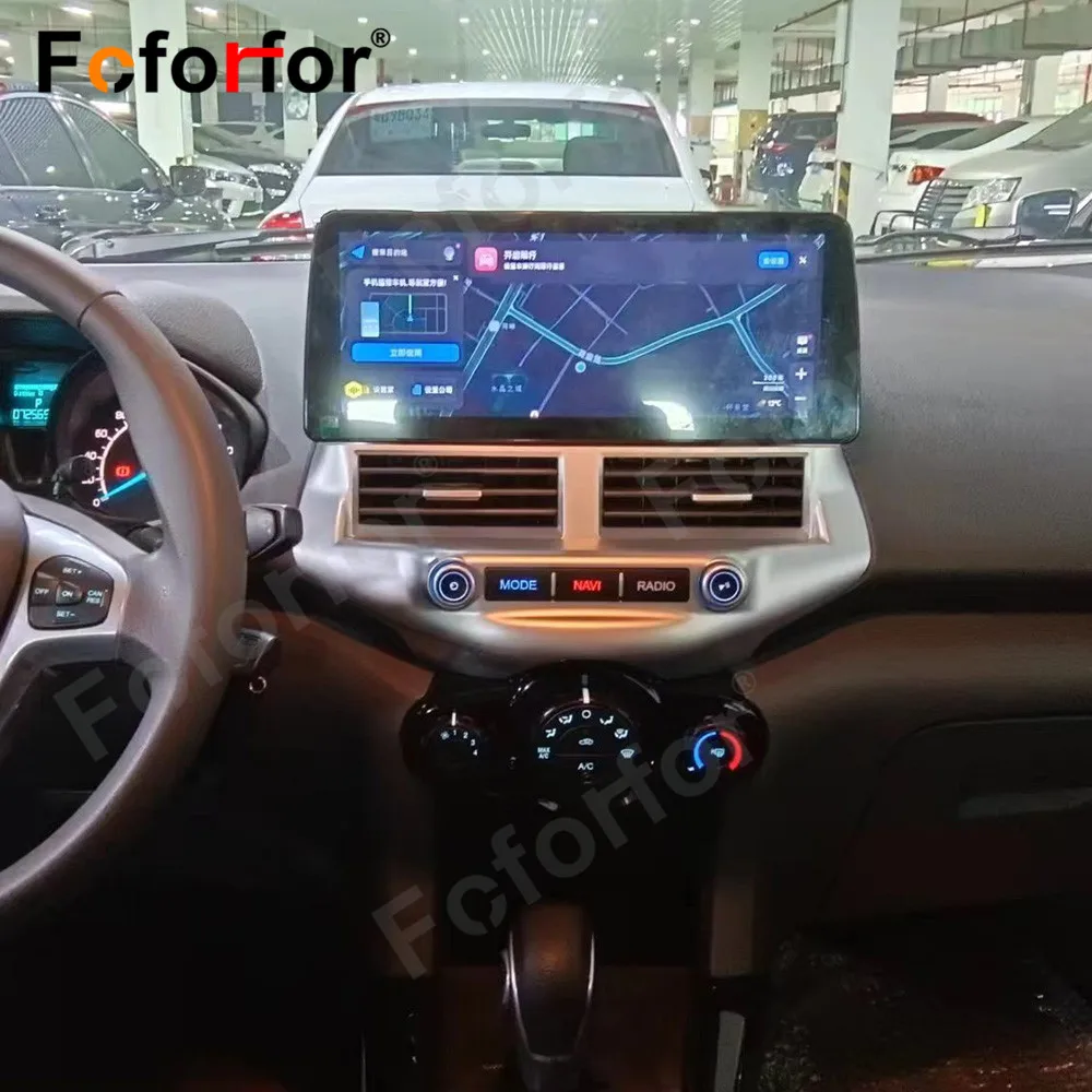 12.3'' Android 13 For Ford EcoSport 2013-2017 Wireless Carplay Car Auto Stereo Radio GPS Navigation Multimedia Player Head Unit