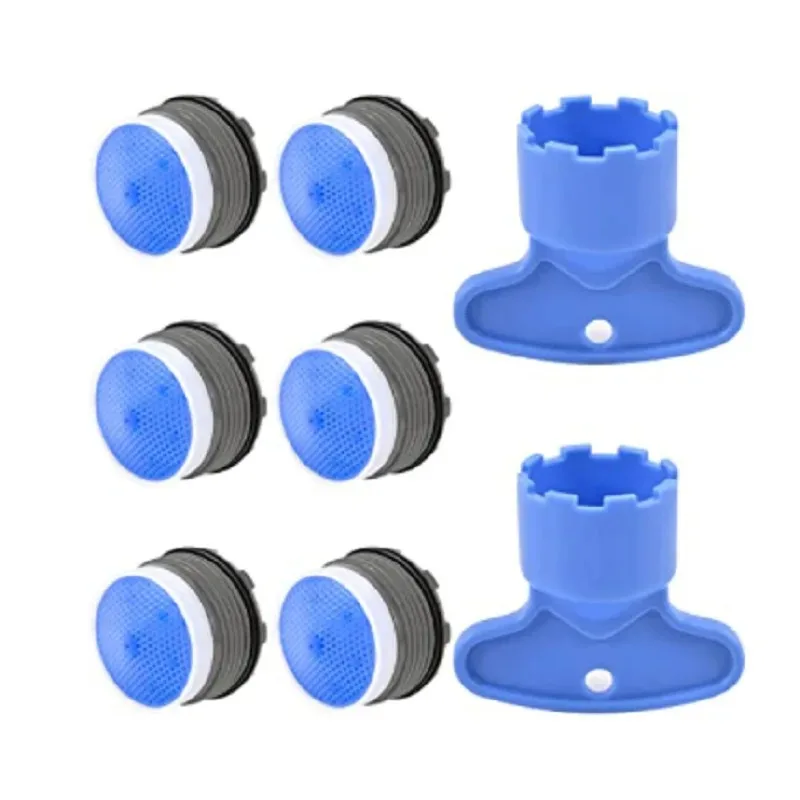 10Pcs Water Saving Aerator Porcelain Bathroom Spout Net Soft Flower Water Mouth Flowers To Prevent The Splash Faucet Bubbler