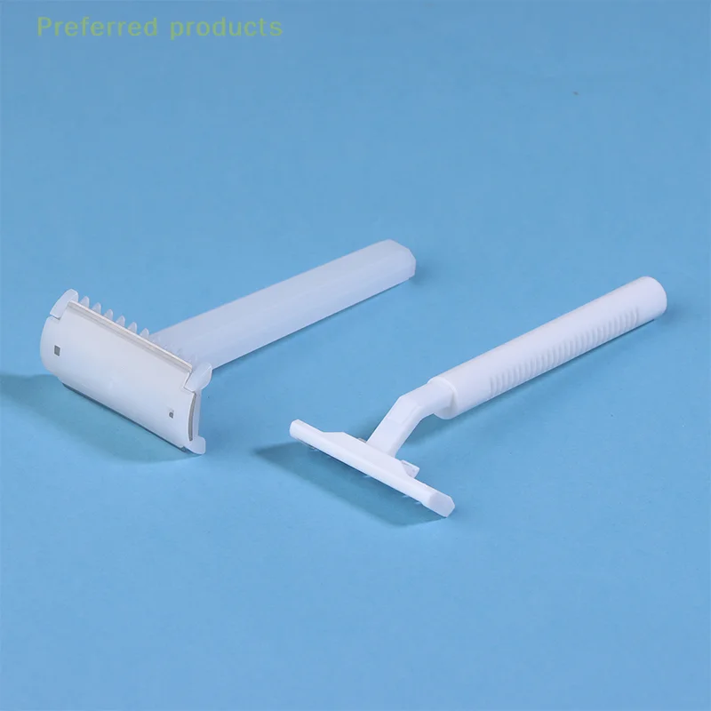 10Pcs Medical Disposable Razors For Women Men's Sanitary Shaver 1 Or 2 Layer Sharp Stainless Blade Hair Remove Tool