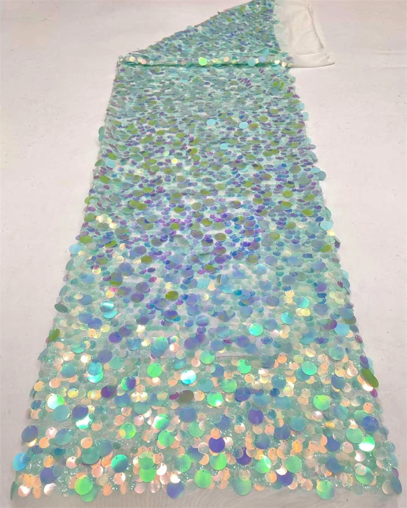 Afrikaanse Franse Lovertjes Kant Stoffen 2025, Hoge Kwaliteit Tule Kant Nigeriaanse Pailletten Geborduurd Jurk Materiaal Voor Feest Bruiloft