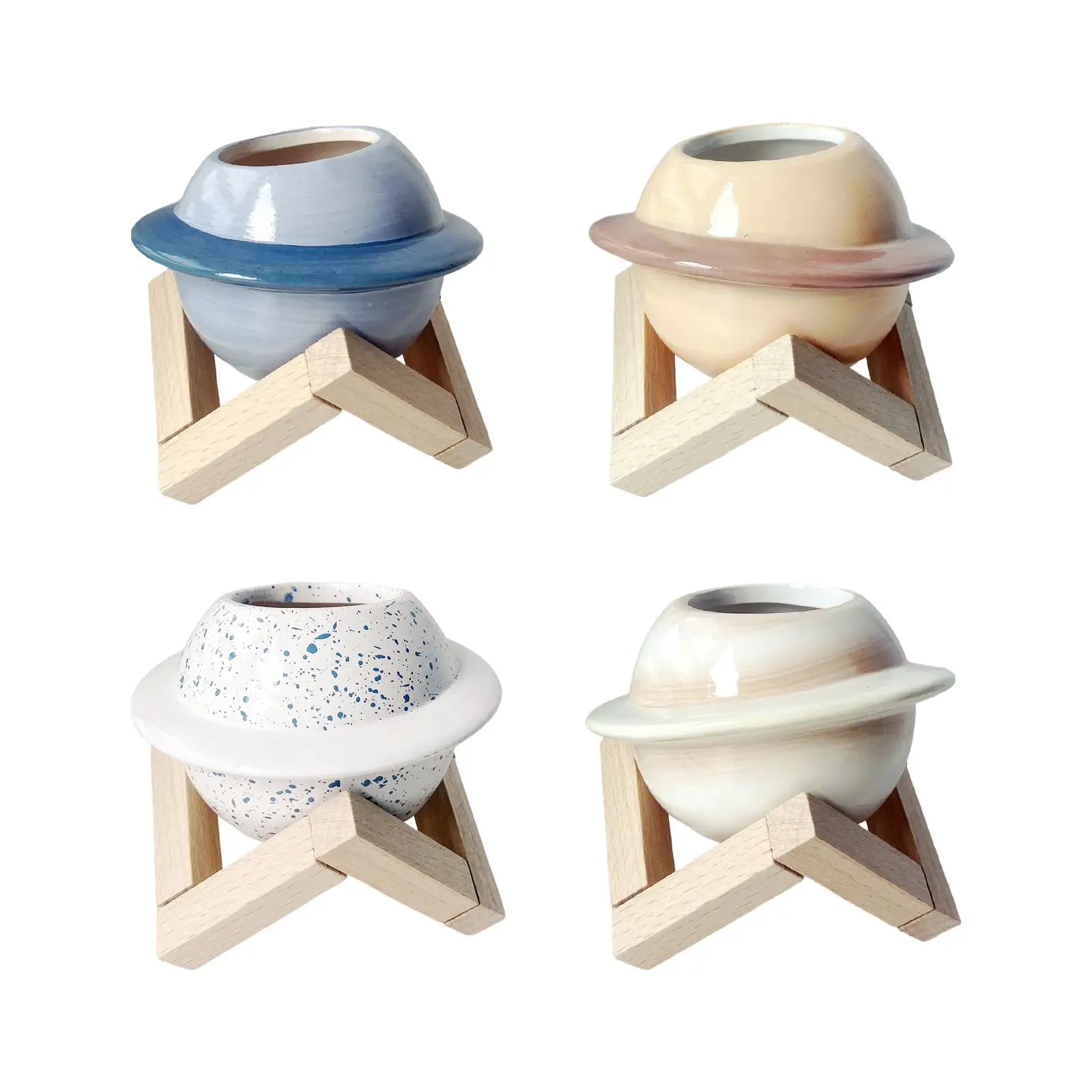 Modern Ceramic Flower Vase for Living Room Decor - Stylish Tabletop Centerpiece