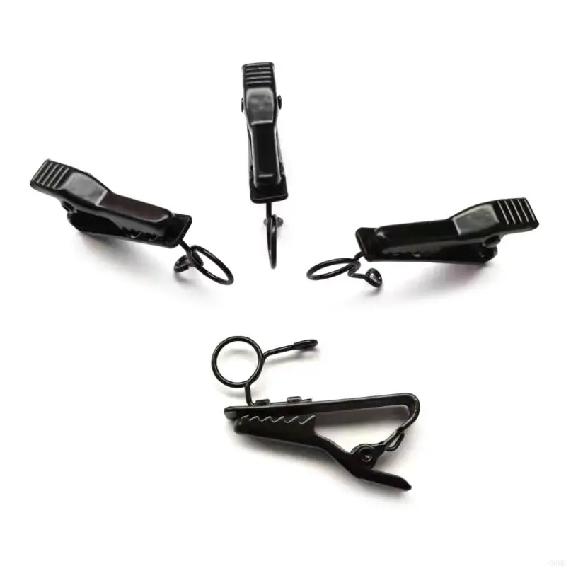 G6DD 5PCS Микрофон железный зажимной зажимной зажимной зажим микрофон отводы ошейники зажимы микрофон аксессуары