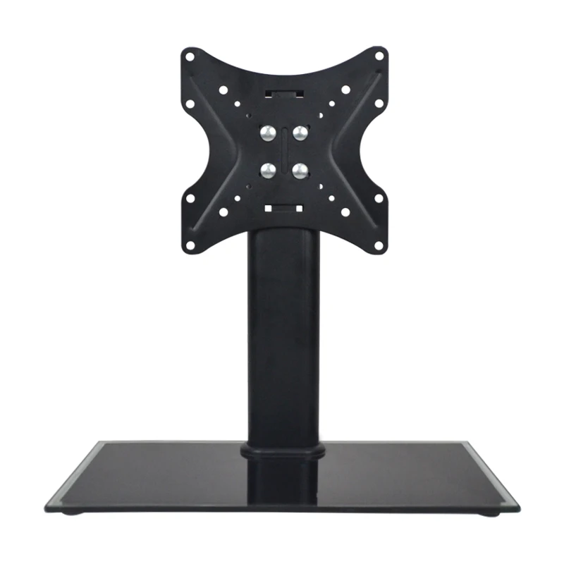 Large Amount Inquiry Product TV Table Stand Height Adjust Black Steel Tv Stand