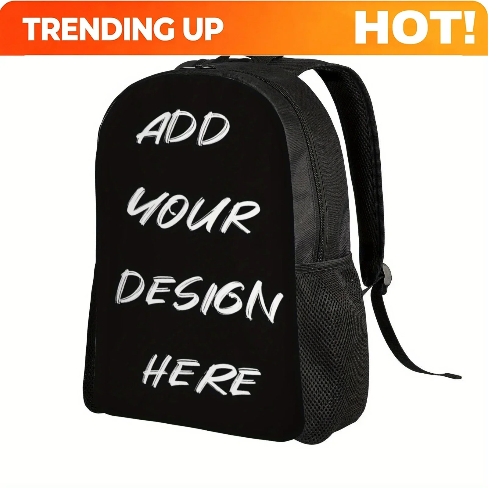 Custom Bag Customizable Backpack | Casual Style, Personalized Photos/Logos/Names, Lightweight, Suitable For Travel, Work, Univer