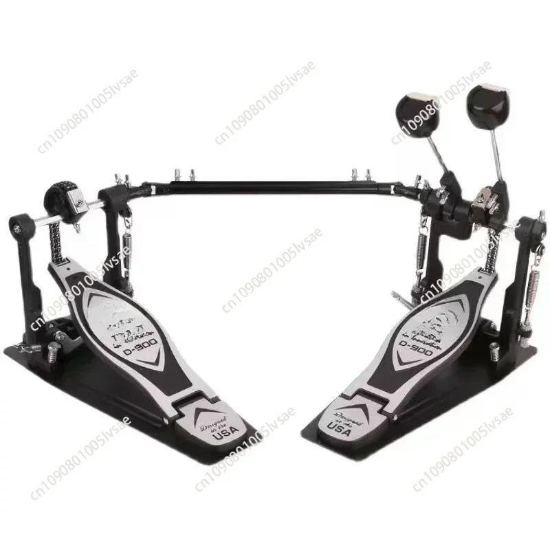 High Grade Double Bass Drum Pedal Thickened Zinc Aluminum Alloy Pedal Double Chain  Hammer, Double Pedal