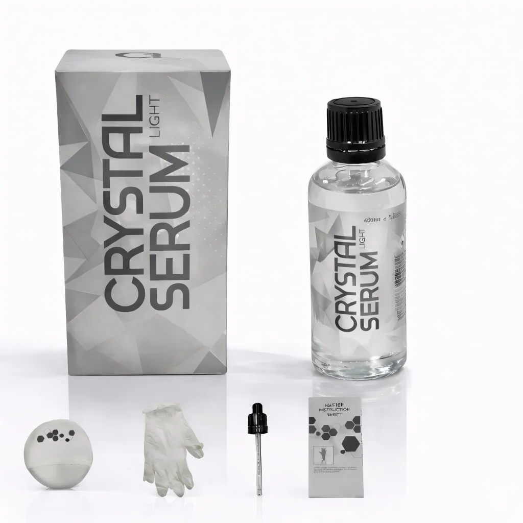 Crystal Serum Light Ceramic Coating for Cars Protect Car Paintwork High Shine Easy To Apply 30ml 5 Years Durability