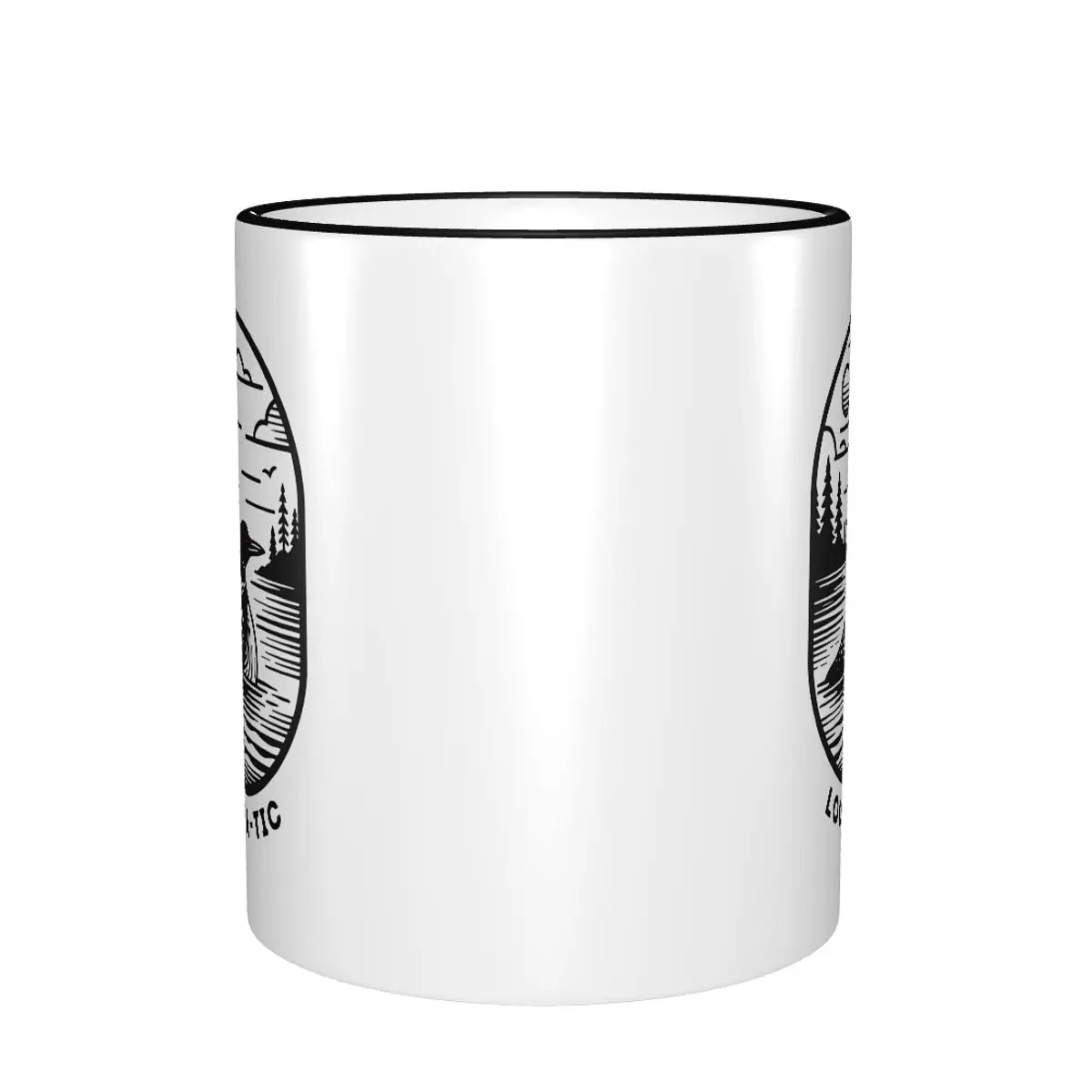 Heated Rivalry    Loon-a-tic Lunatic Common Loon On Lake Gift Mug for Friends Cute Tea Cup Present for Home