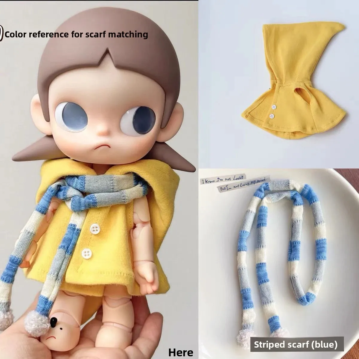 

Лидер продаж, модная кукольная одежда Zsiga Gaz Sister, одежда для кукол, куклы Bjd, стоячая ручная работа, одинаковый плащ, плащ, шарф