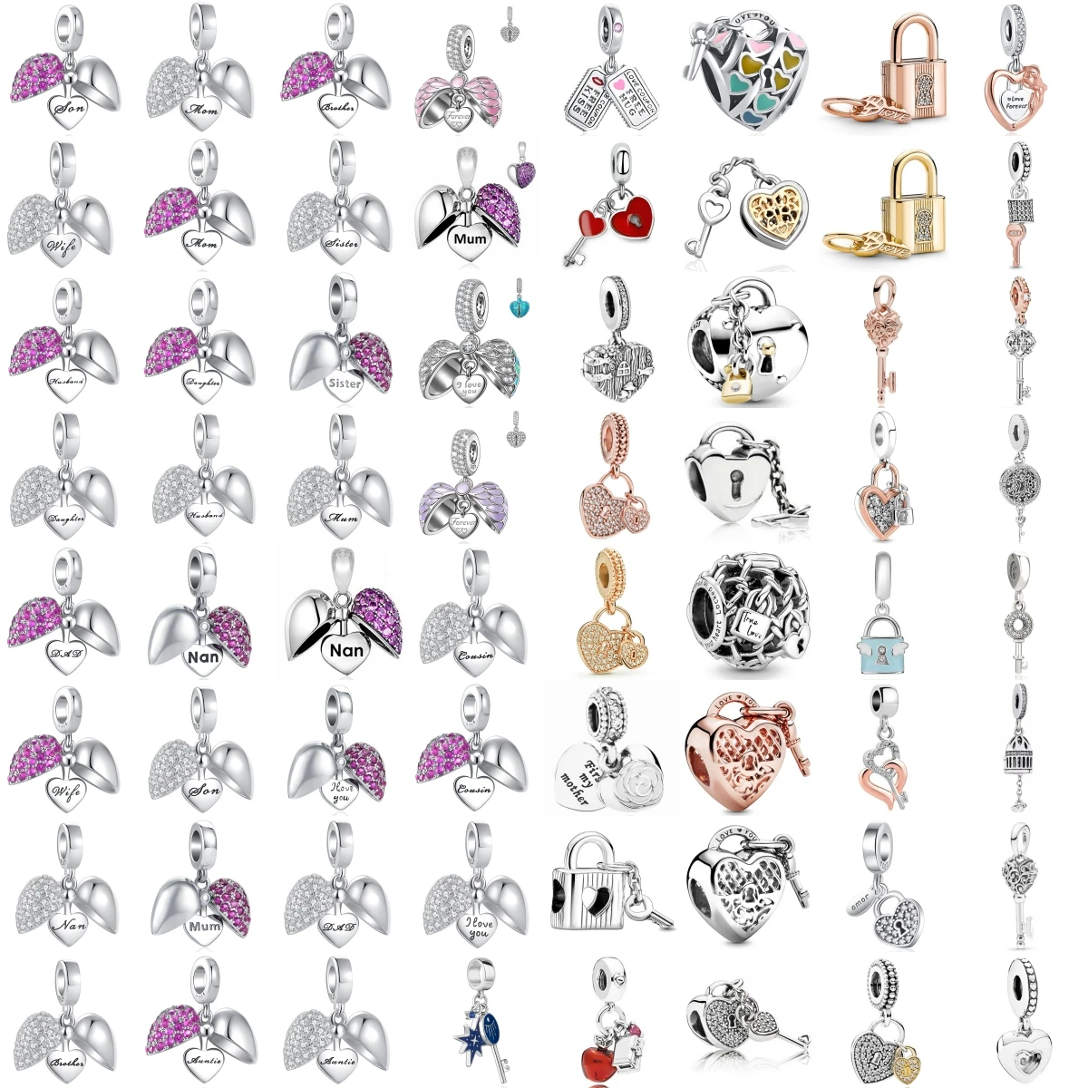 

Горячая распродажа: Серебряные шармы-бусины 925 пробы в виде замка, ключа и светлячка-яблока, подходят для оригинальных браслетов, модные аксессуары для самостоятельного изготовления украшений.