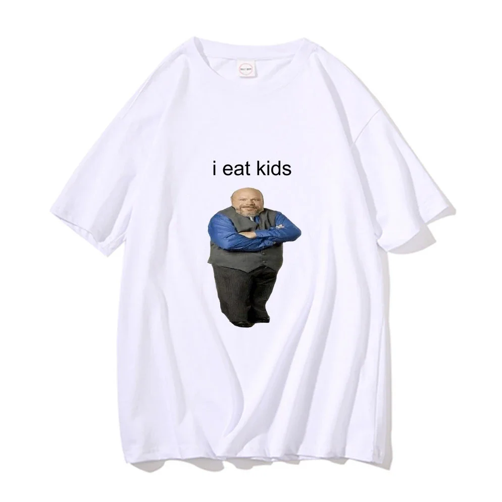 

Bertram I Eat Kids Print Funny Men Women T-shirts Cotton T Shirt Short Sleeve New Black Casual Loose Tops Tees Man ClothingCX