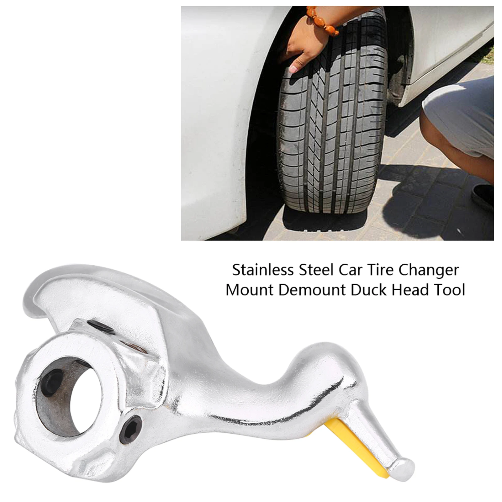 

Tire Mount Head Car Tire Changer Mount Demount Head Tool Diameter 28mm 30mm Steel Tire Demount Head