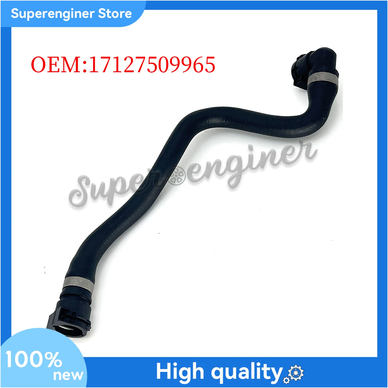 

17127509965 Rubber Coolant Radiator Water Hose For BMW X5 E53 2004-06 4.4i 4.8is