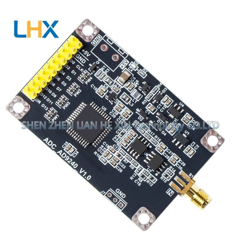 AD9240 14-bit high-speed ADC data waveform acquisition analog-to-digital conversion module with 10 MSPS sampling rate new