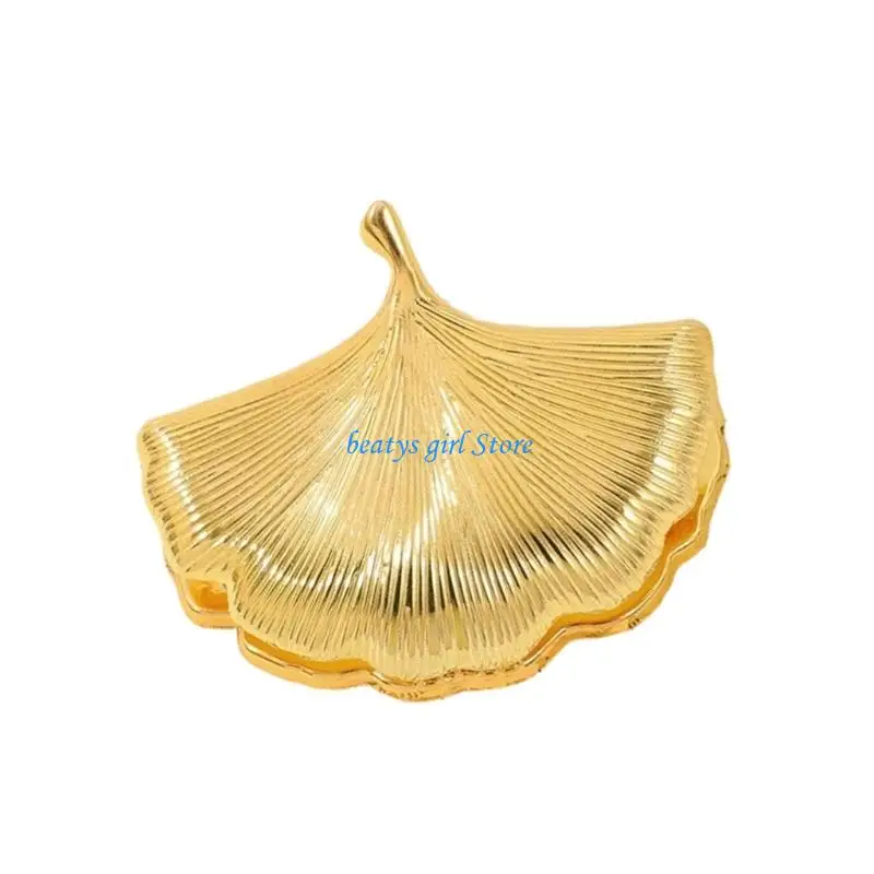 C7AB Artistic Metal Book Page Holder Floral Leaves Pattern Bookmarks For Journaling