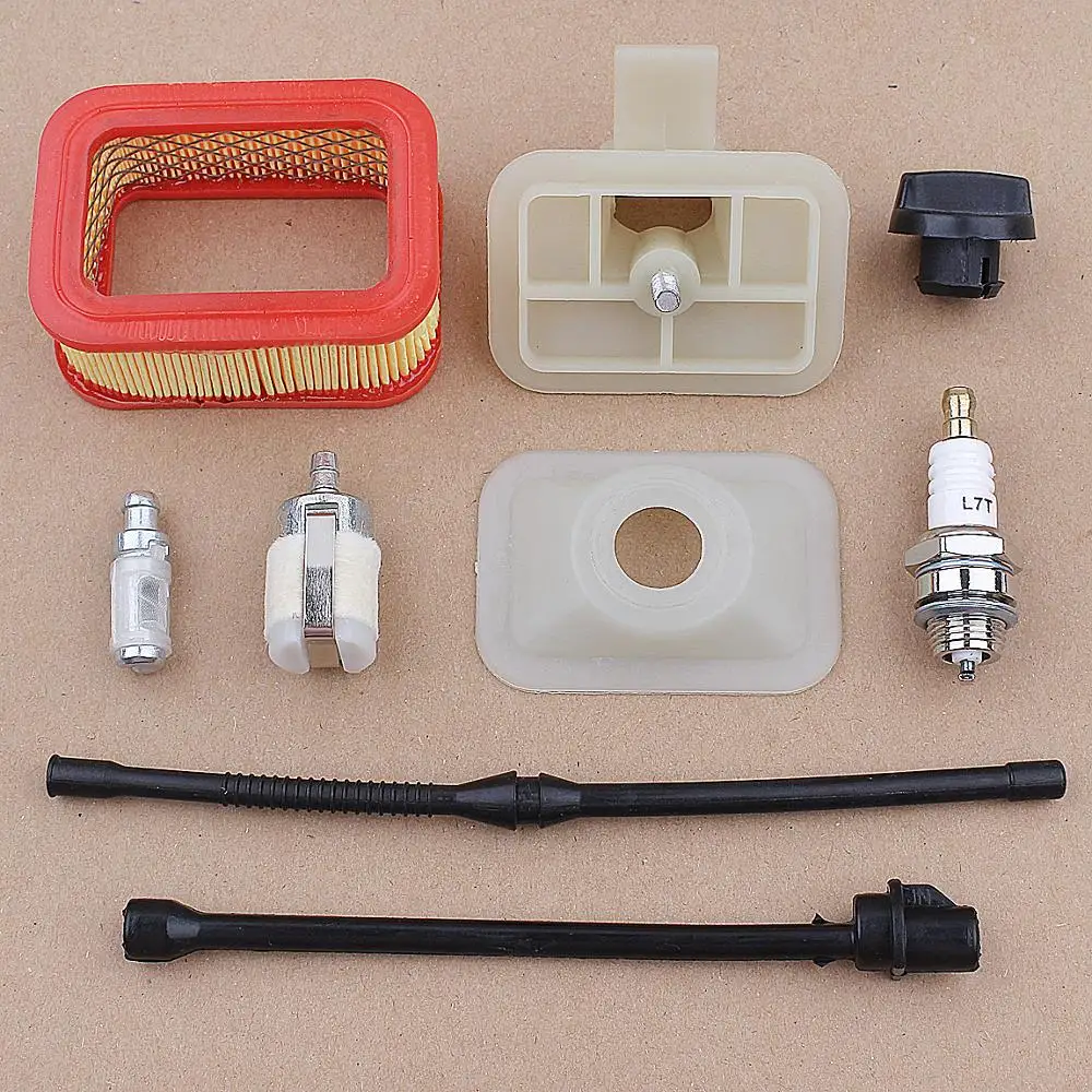 Papel Combustível Filtro Linha Tubulação Kit Gasolina Motosserra Peças de Reposição 5200 5800 52 58cc