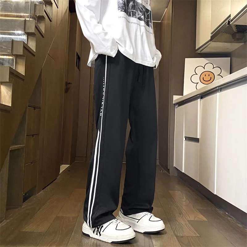Men's Outdoor Baseball Sports Fashion Trend Straight Leg Pants Are Lightweight Breathable Fast Drying Loose Comfortable Pants